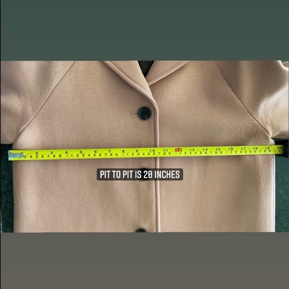 COS Wool Car coat Size 6 in Blush (muted) Pink - Picture 12 of 15